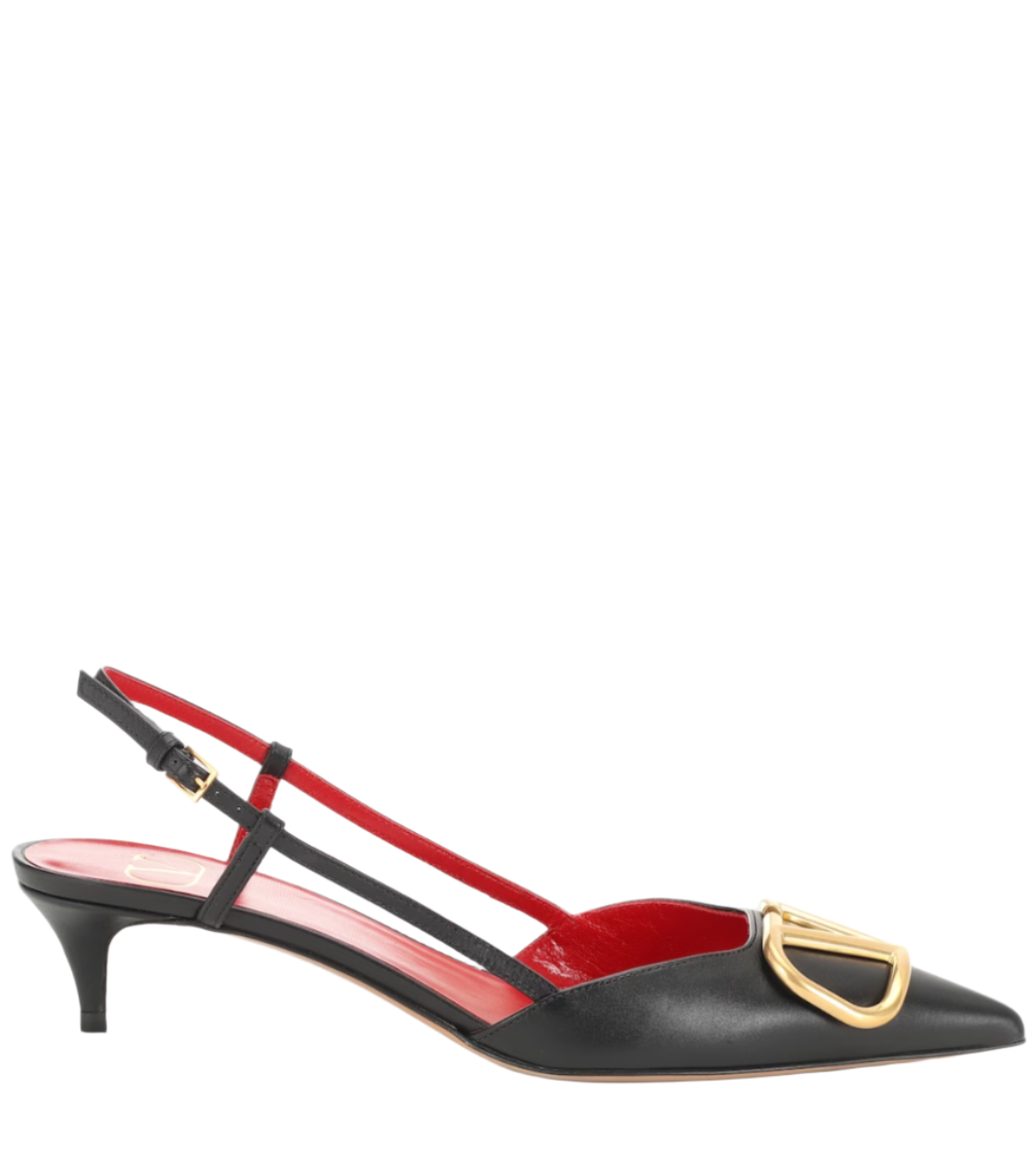 VLOGO leather slingback pumps