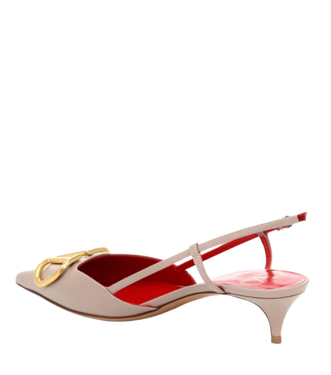 VLOGO leather slingback pumps