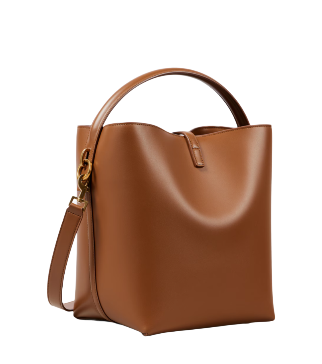 Le 37 leather bucket bag