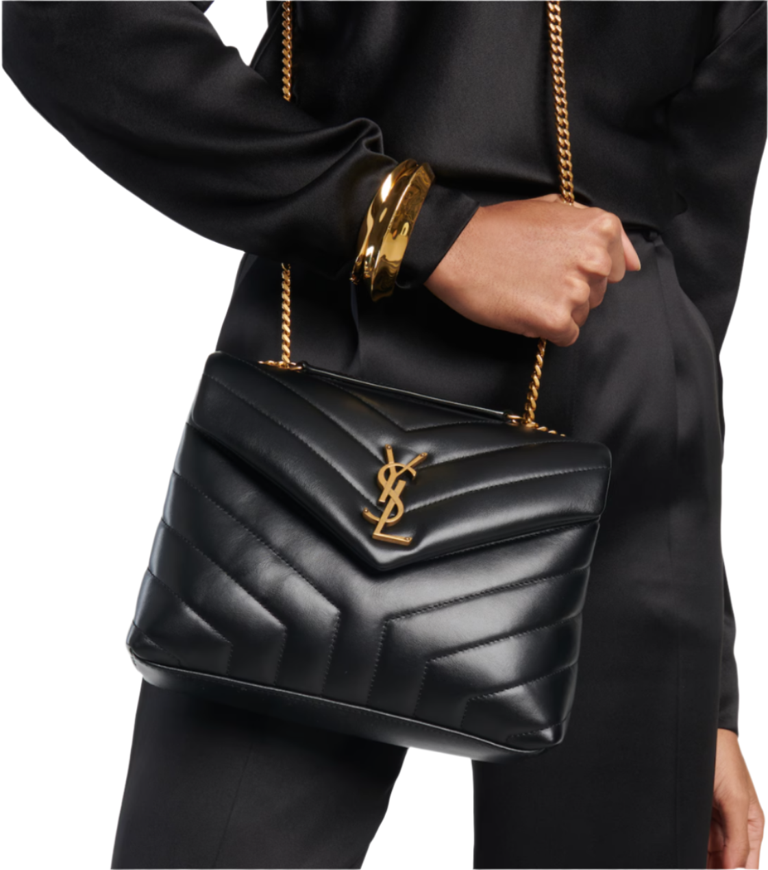 Loulou Small leather shoulder bag