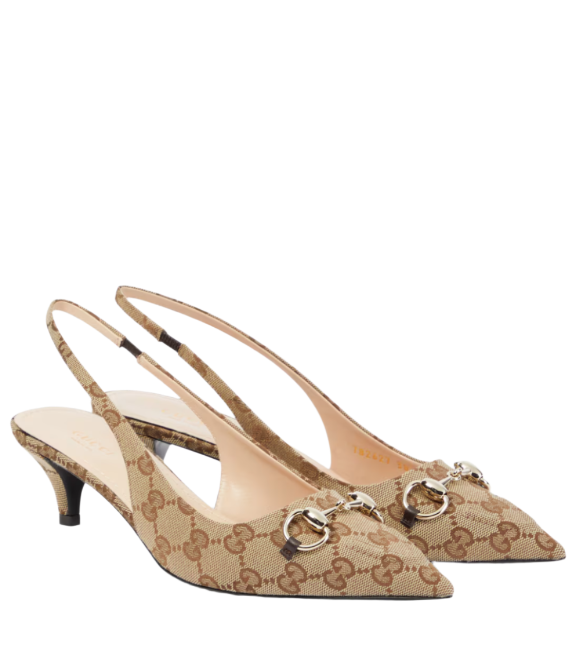 Horsebit GG slingback pumps