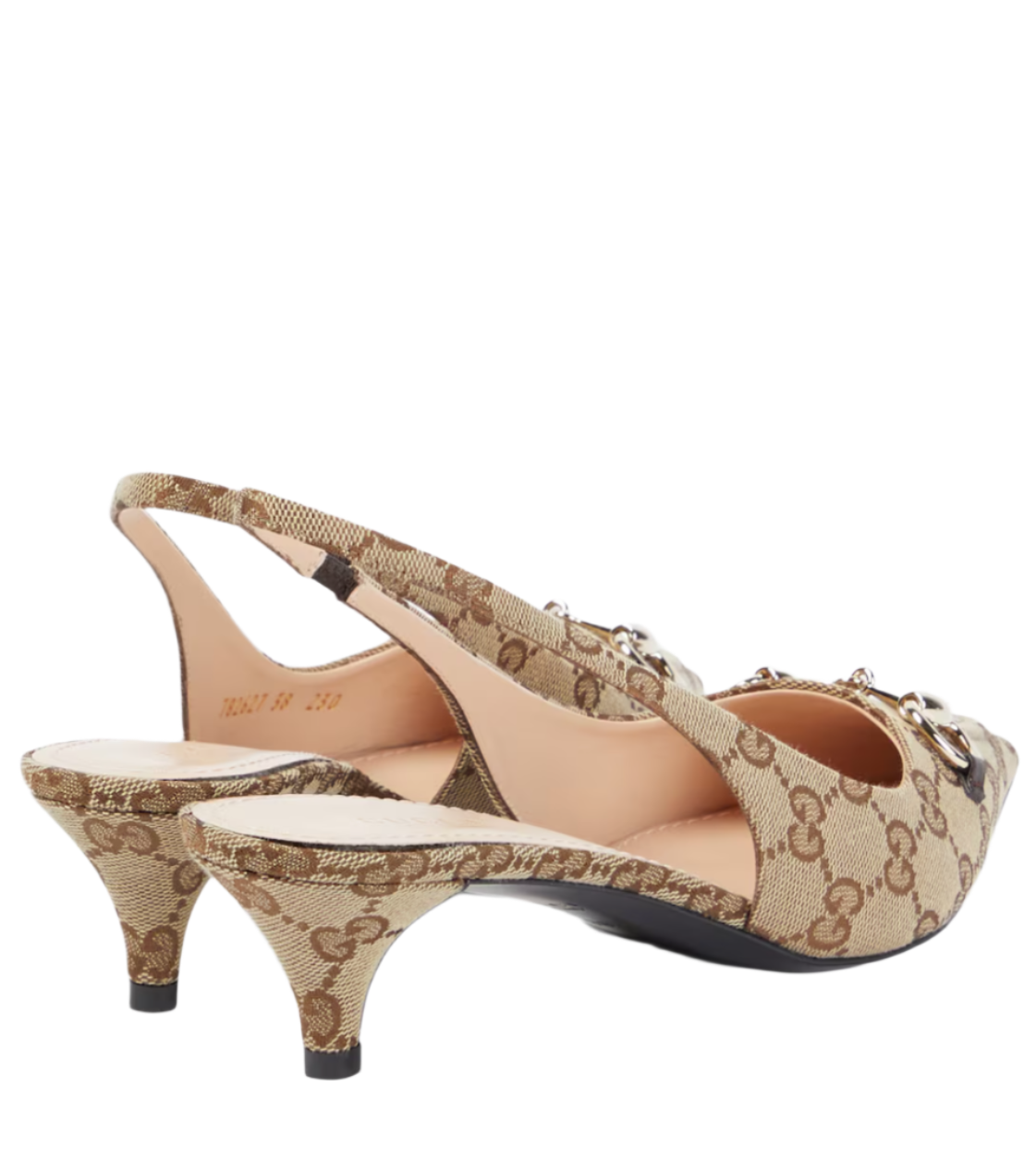 Horsebit GG slingback pumps