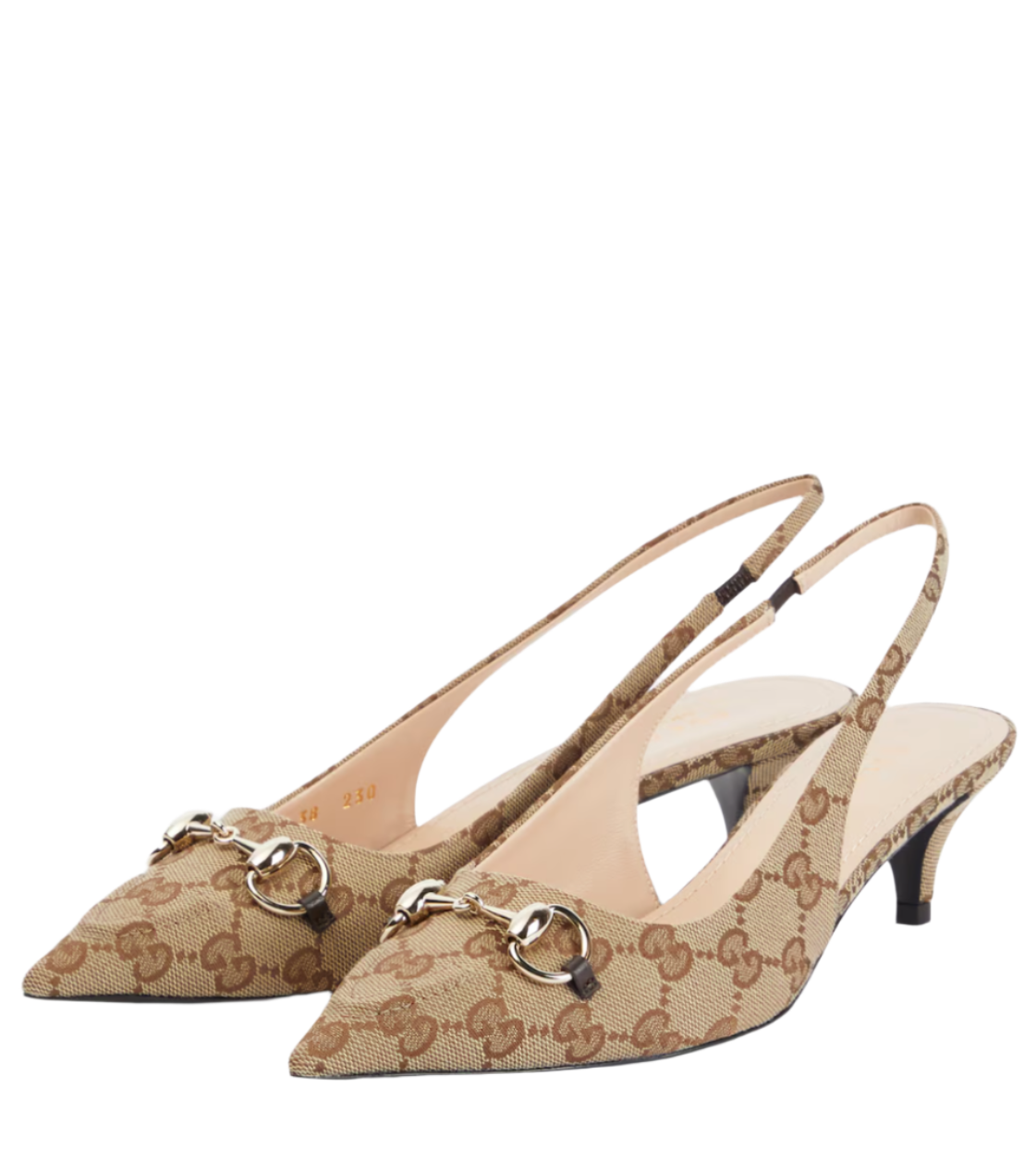 Horsebit GG slingback pumps