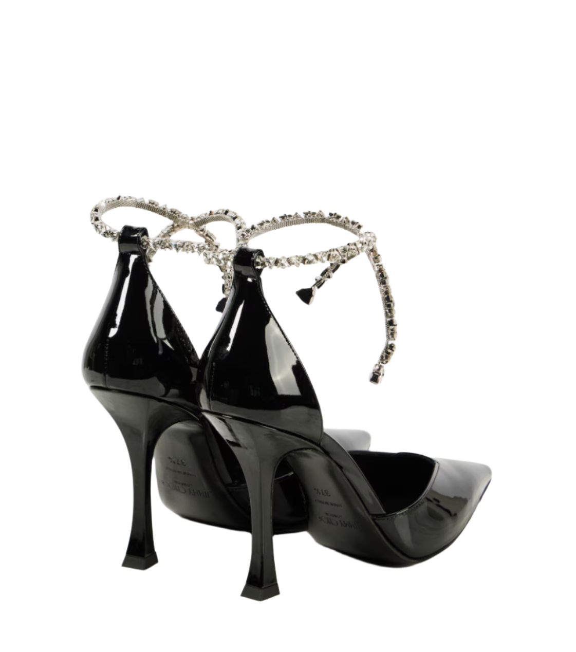 Stevie 100 embellished patent leather pumps