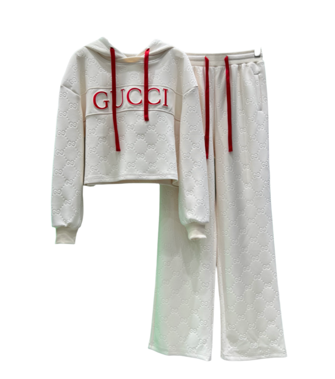 Gucci YB Jacquard Hooded Sweatshirt & Trousers Set