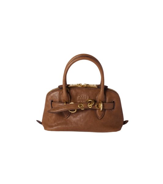 Aventure mini nappa leather bag