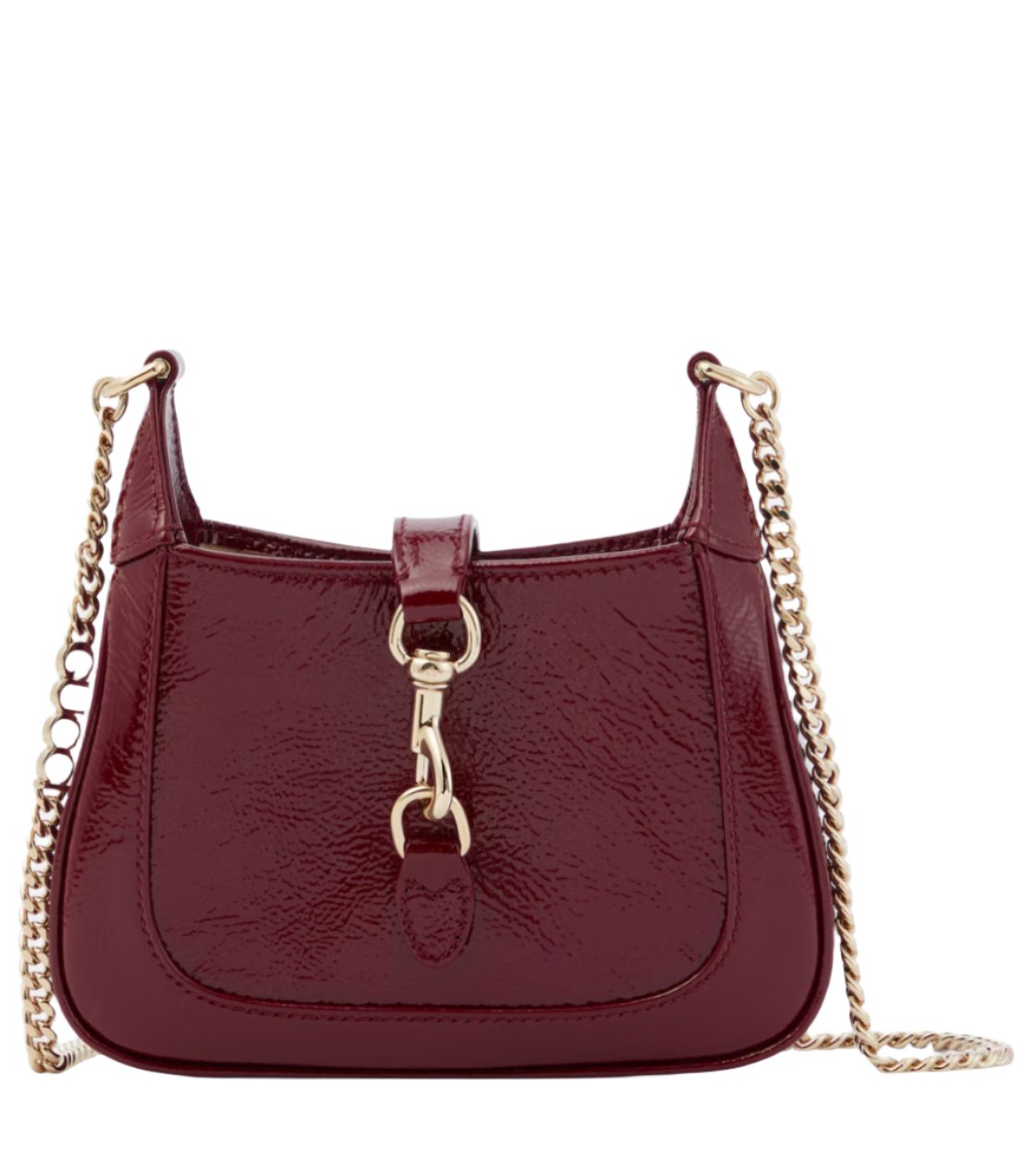 Gucci Jackie Notte Mini patent leather shoulder bag - AUTHYX