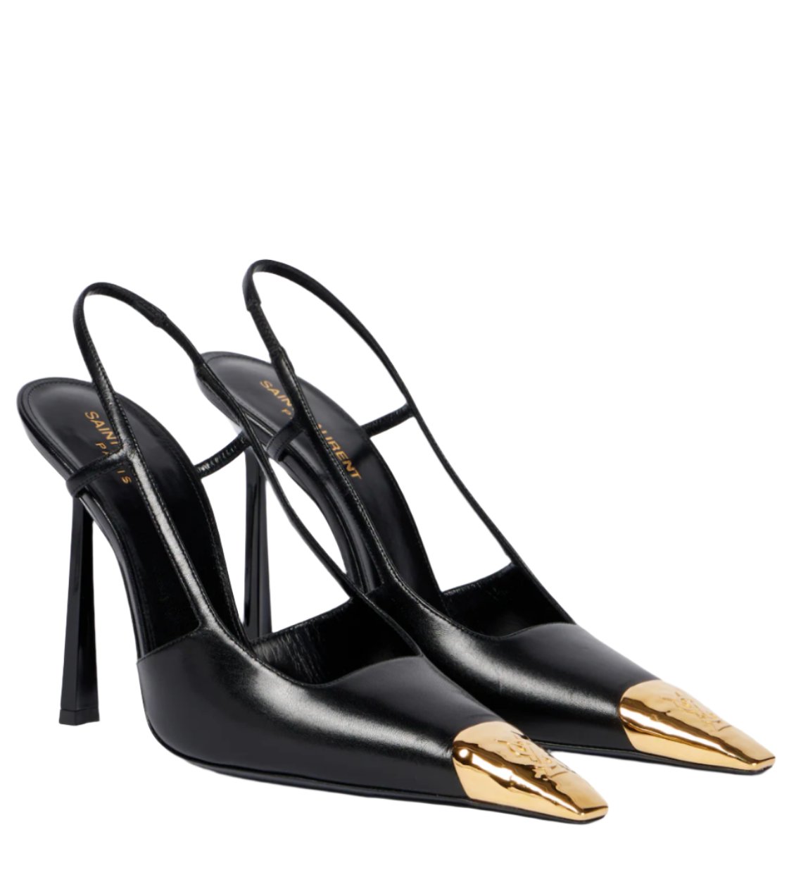 Jeanne 110 leather slingback pumps - AUTHYX