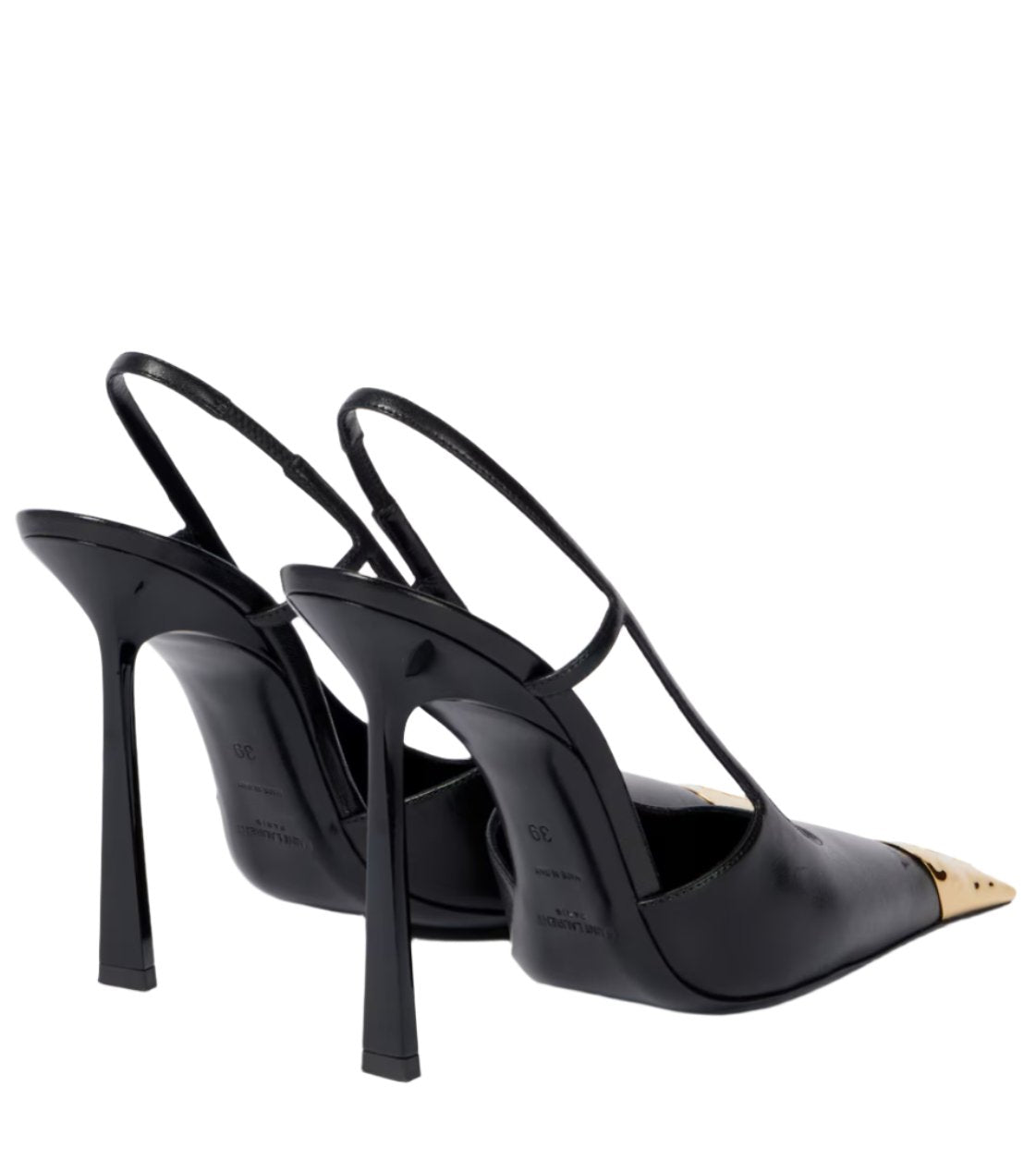 Jeanne 110 leather slingback pumps - AUTHYX